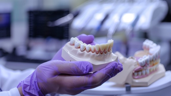 Modell eines Gebisses 