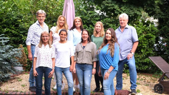 Teamfoto der Zahnarztpraxis Maret